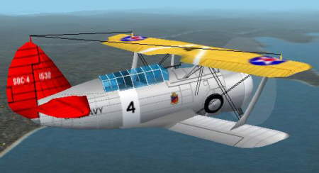 Fs2002 Fs9 Curtiss Sbc-4 Helldiver Detroit Reserves This Is A Repainted Version Of Paul Cl