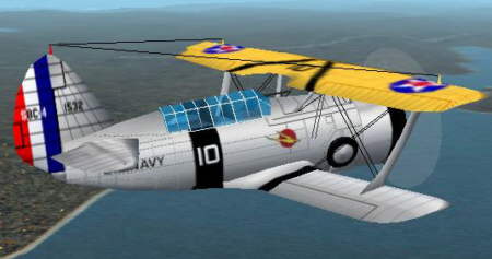 Fs2002 Fs9 Curtiss Sbc-4 Helldiver Oakland Reserves This Is A Repainted Version Of Paul Cl