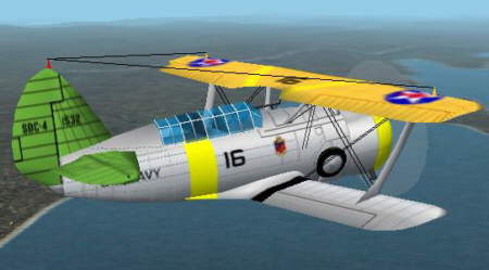 Fs2002 Fs9 Curtiss Sbc-4 Helldiver Kansas City Reserves This Is A Repainted Version Of Pau