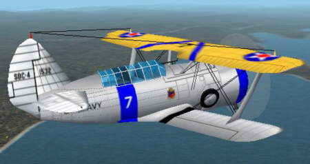 Fs2002 Fs9 Curtiss Sbc-4 Helldiver Minneapolis Reserves This Is A Repainted Version Of Pau