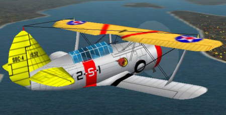 Fs2002 Fs9 Curtiss Sbc-4 Helldiver Vs-2 This Is A Repainted Version Of Paul Clawsons Fs200