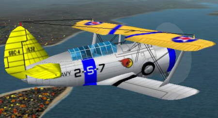 Fs2002 Fs9 Curtiss Sbc-4 Helldiver Vs-2 This Is A Repainted Version Of Paul Clawsons Fs200