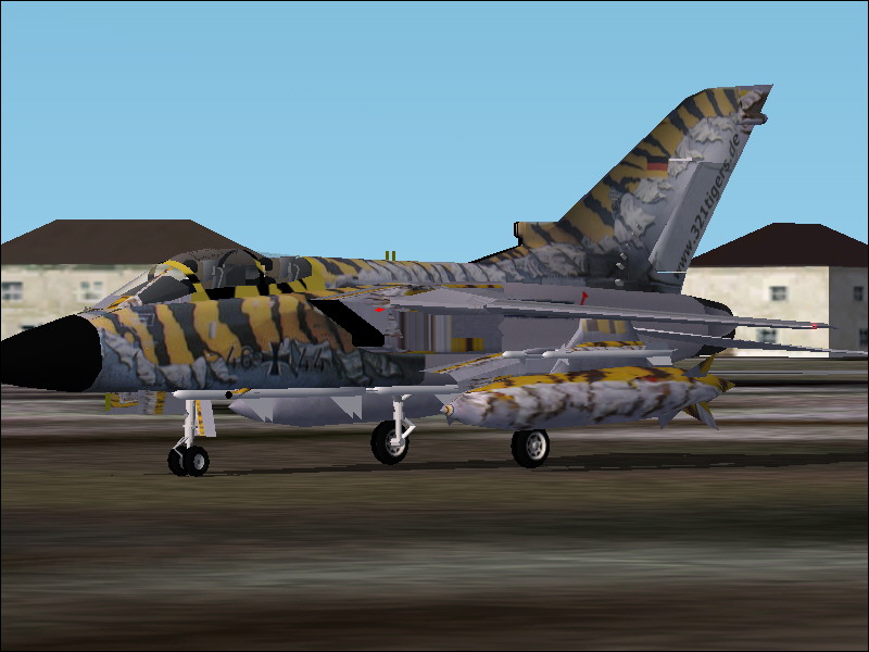 Fs2002 German Air Force Tornado In Tiger Meet Textures Repaint The Tiger Meet Of The Year