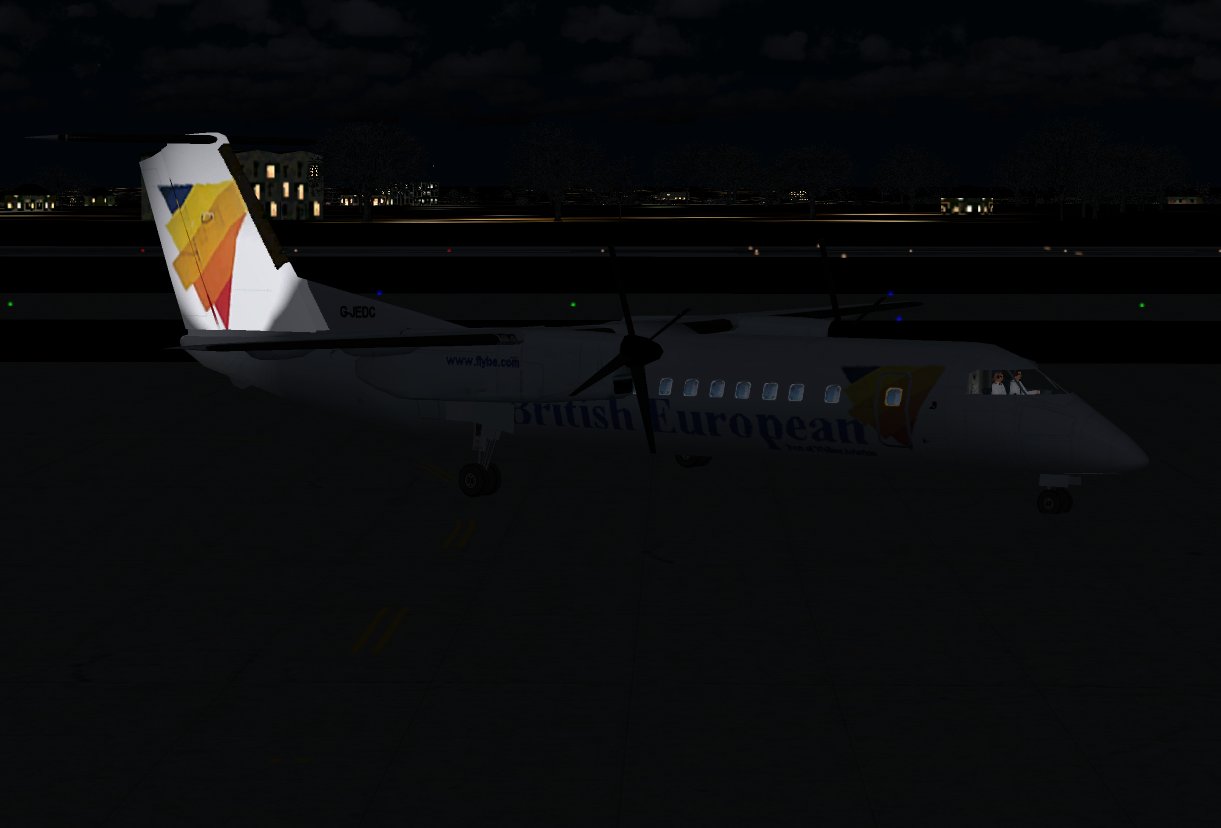 Fs2002/Fs2004 British European Dash 8-Q300 This Is A Textures Repaint Of Oleksiy Frolov An