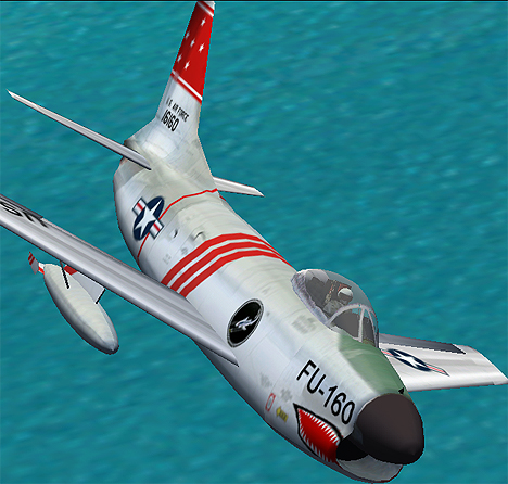 Fs2002/Cfs2 F-86L Sabre Dog