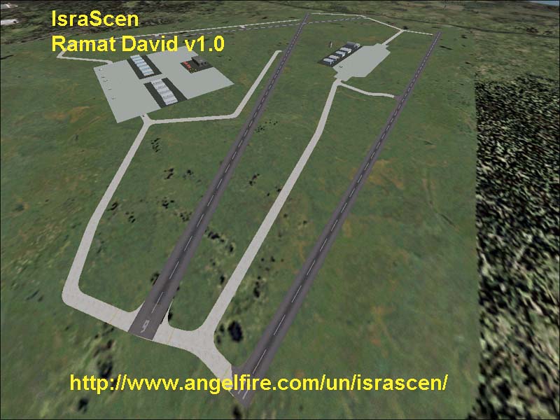 Ramat David Scenery Addon V1.0 For Fs2004 This Addon Will Add Parking Spaces And Taxiways