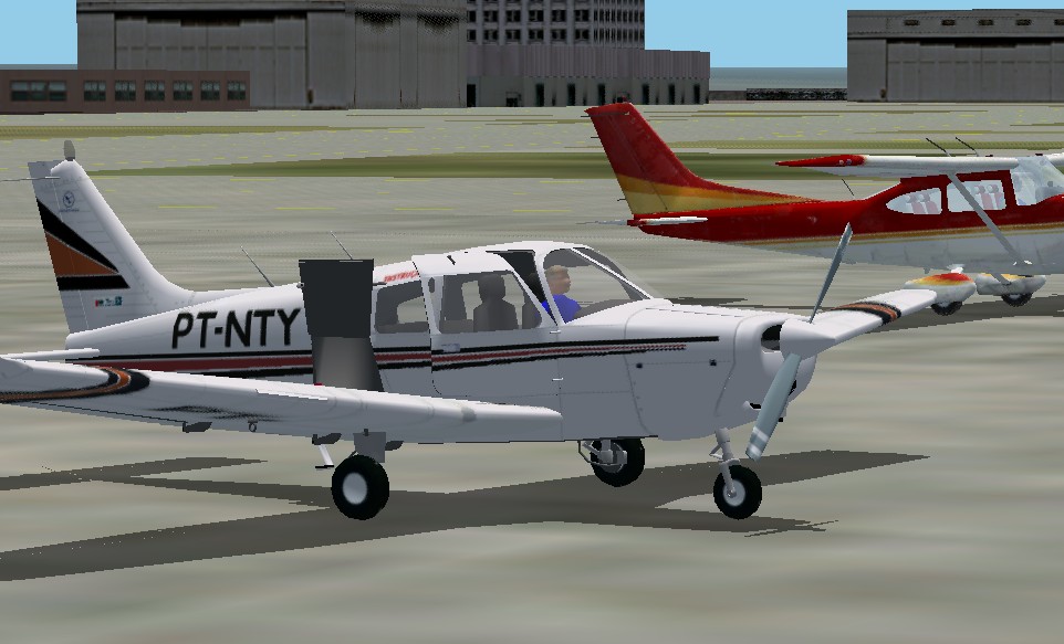 Fs2002 Emb-712 Tupi - Aeroclube De Sao Paulo Aircraft Monomotor, Equiped With Fixed, Entir