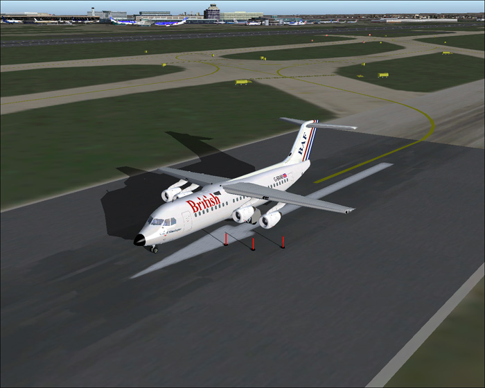 Fs2002 British Air Ferries 146-300 G-Brab City Of Manchester Original Model By Jon Murchis