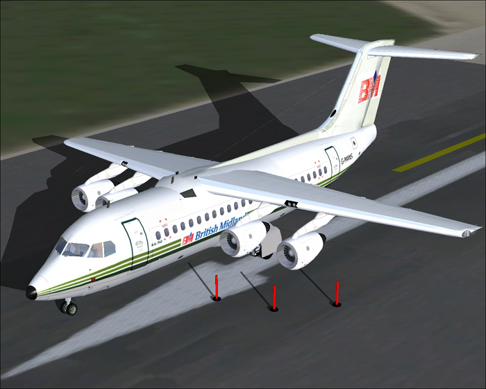 Fs2002 British Midland Bae 146-200 Original Model By Jon Murchison