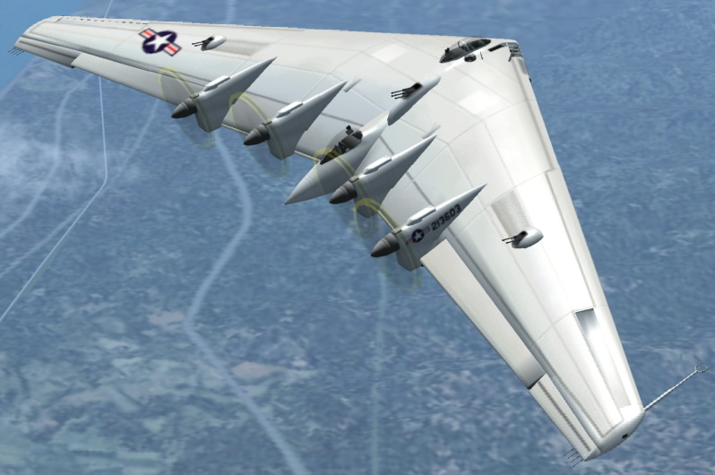 Fs2002/Fs2004 Northrop Xb-35 Flying Wing By Kazunori Ito