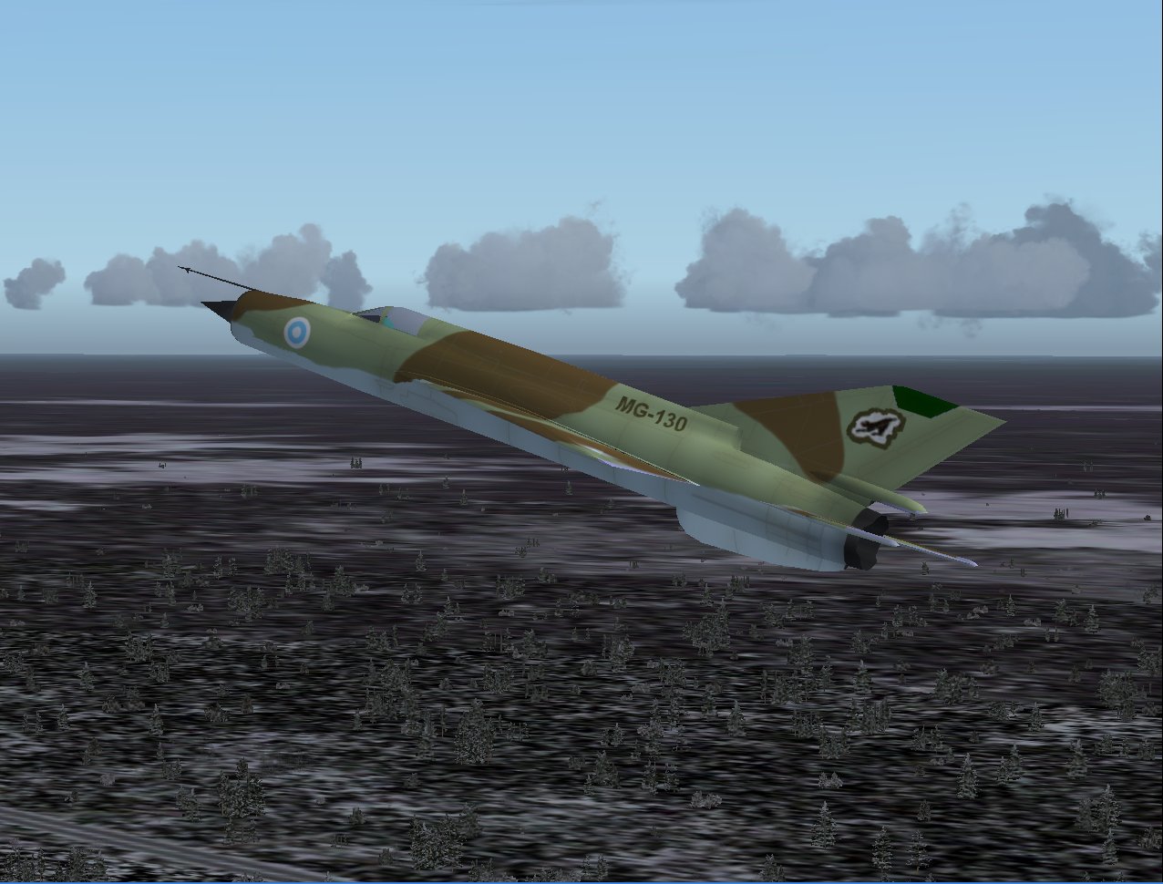 Finnish Air Force Mig-21Bis For Ai Traffic, Using Hrvoje Kovacevics Gmax Mig-21 Model; Rep