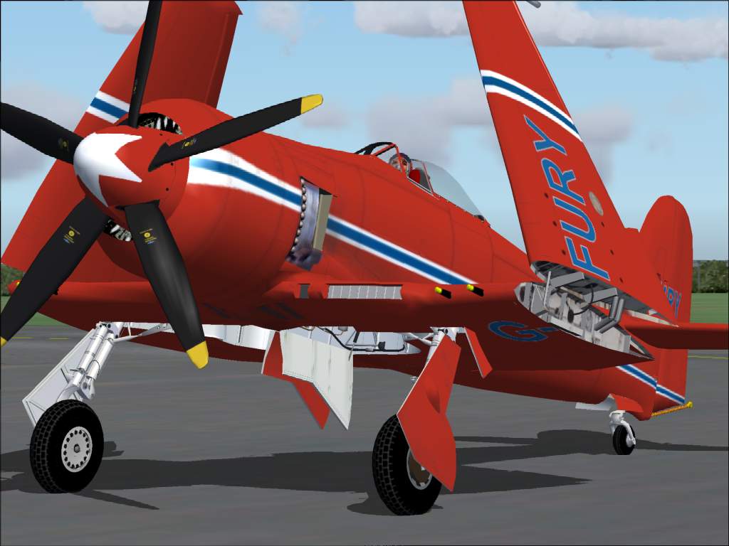 Fs2004 Hawker Sea Fury Fb11 G-Fury