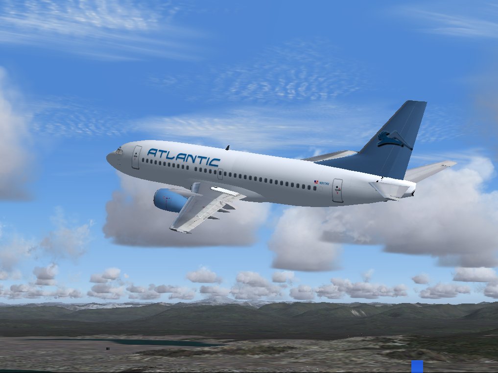Atlantic Aviation Virtual Airlines 737-300 For Fs2004 This Textures Repaint Of The Stewart