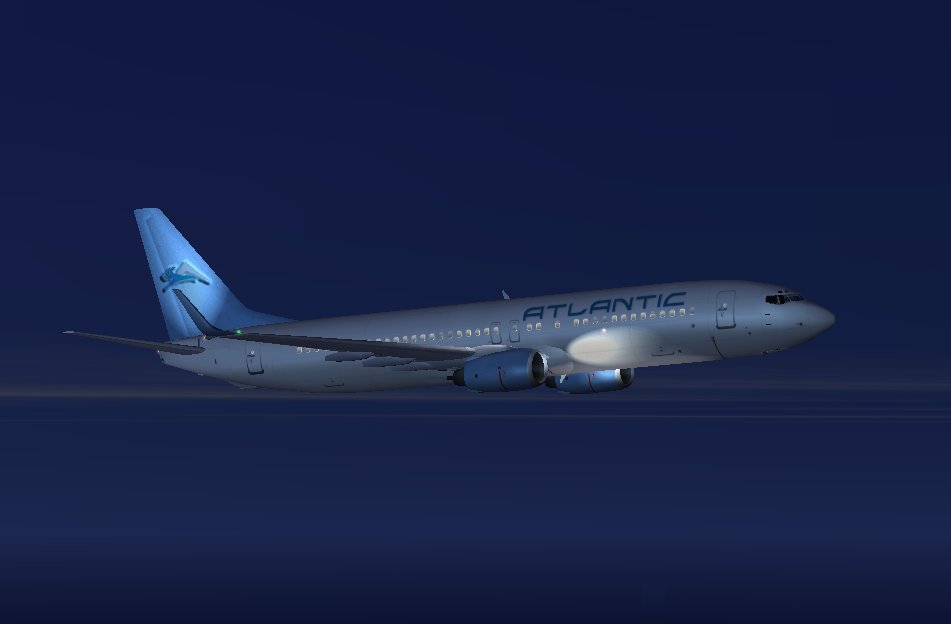 Atlantic Aviation Virtual Airlines 737-800 For Fs2004 This Is A Textures Repaint Of The Ff