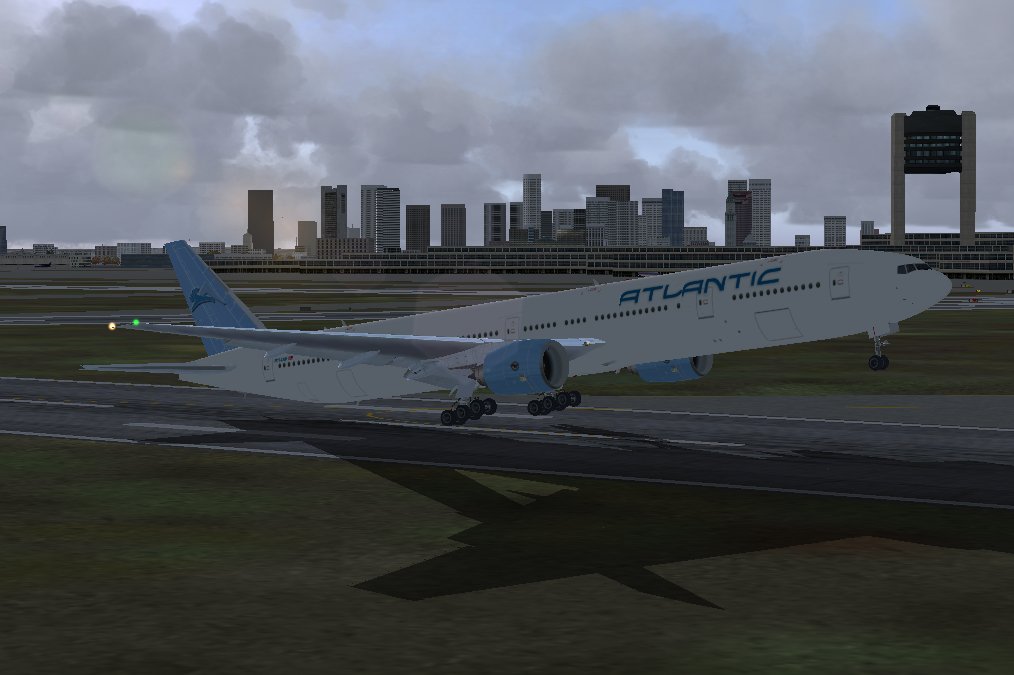 The Atlantic Aviation Virtual Airline 777-300 For Fs2004 This Textures Repaint Is For Atla