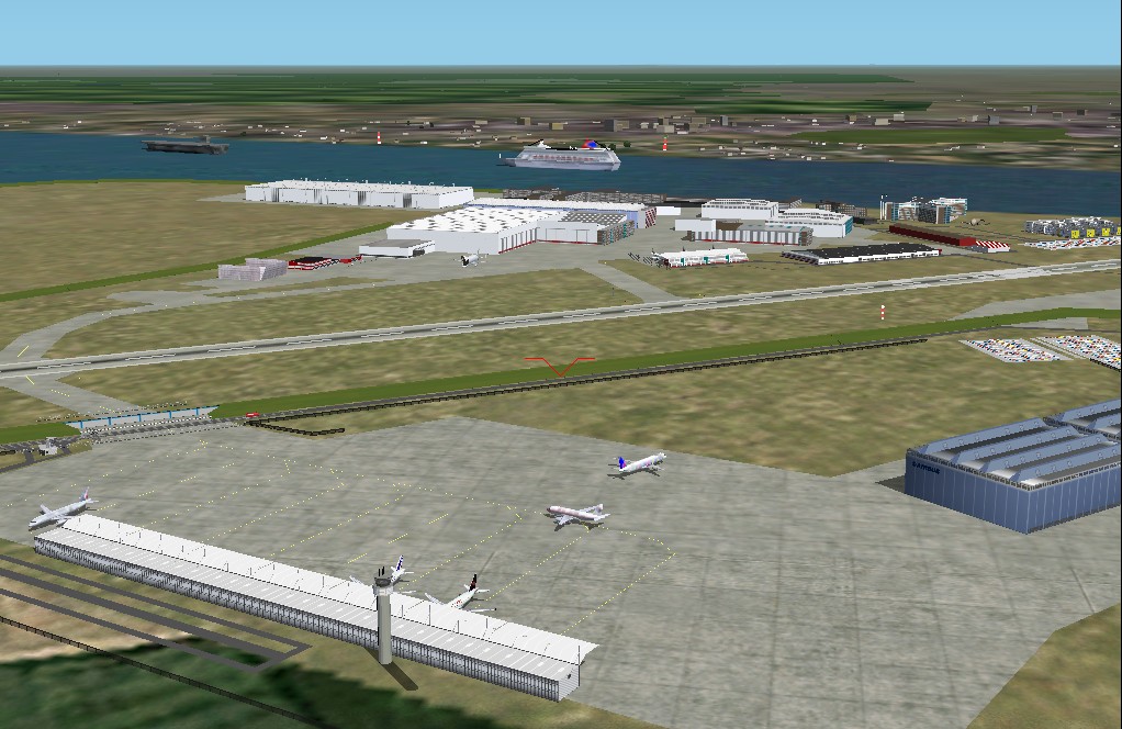 Fs2002/Fs2004 Scenery For Hamburg-Finkenwerder (Edhi) Version 3.5 — 1