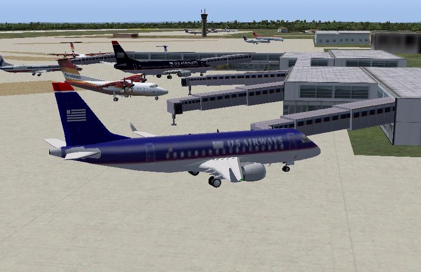 Fs2004-Scenery-Bangor Intl Airport Serves Bangor And Penobscot County And Is Owned By The