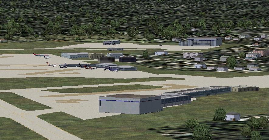 Fs2004-Scenery-Bangor Intl Airport Serves Bangor And Penobscot County And Is Owned By The