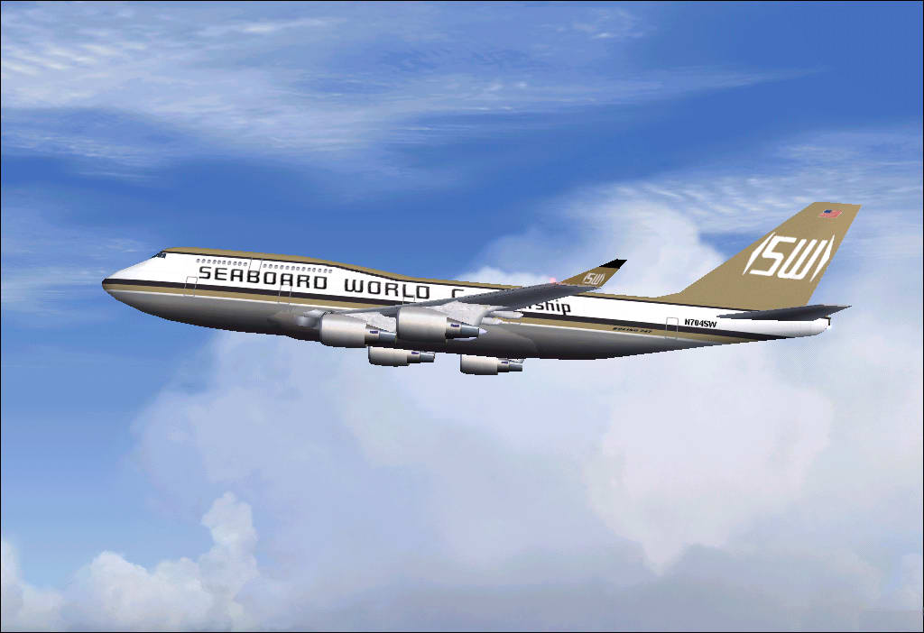 Seaboard World Containership Please Note That You Need The Original Aircraft (Model) Made