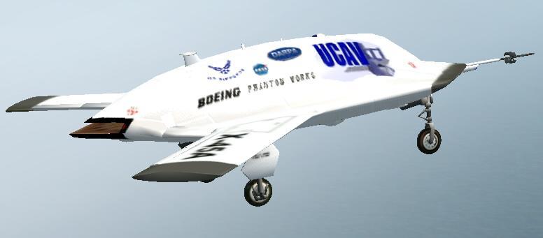 Fs2002/Fs2004 Boeing X-45A Ucav A New Era In Aviation Was Initiated On May 22, 2002, As Th