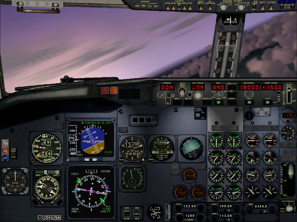 Boeing 737-300 Adv Panel For Fs2004 Exclusively (Fab733Adv.zip)By Fabrizio Berretta