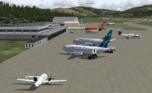 Kelowna Airport, Bc, Canada