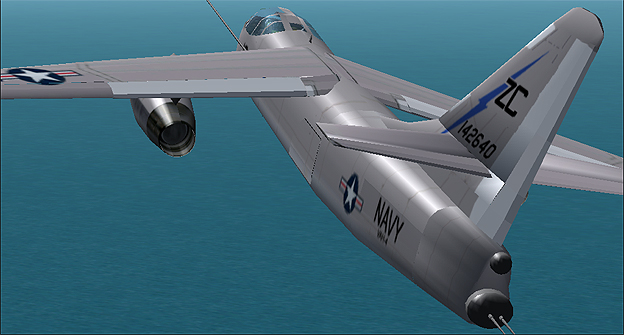 Fs2002/Cfs2 A-3B Skywarrior A-3 Skywarrior (142640) From Vah-4 In The Late 1950S.designed