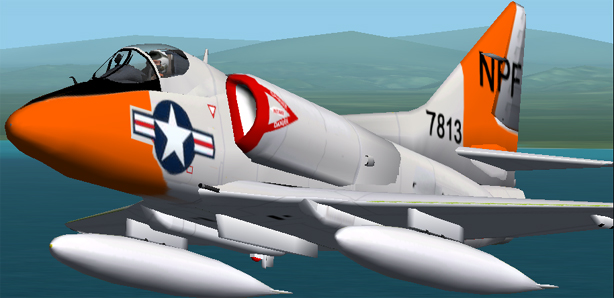 Cfs2/Fs2002 Douglas A-4A Skyhawk Of The Npf
