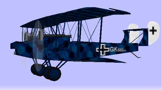 Fs98 Aeg G.iv-K Grossflugzeug 1918 German Allgemeine Elektrizitaets Gesellschaft (Aeg) Sho