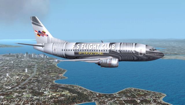 Fs2002/Fs2004 Boeing 737-500 F.s Flight Club International Anniversary Series Textures Rep