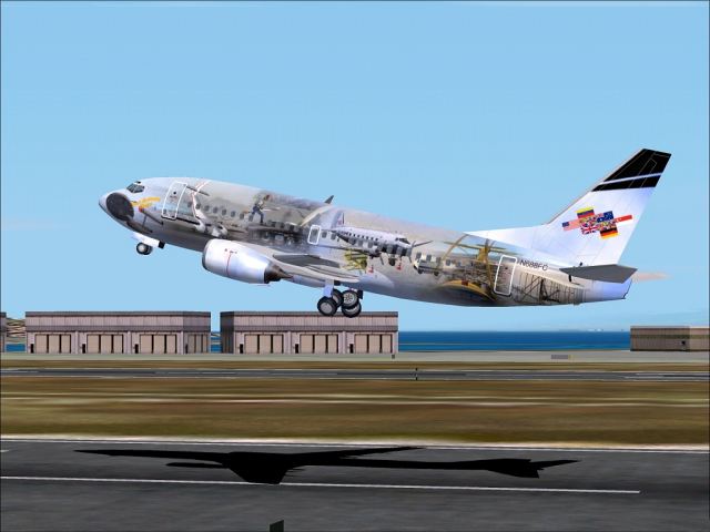 Fs2002/Fs2004 Boeing 737-500 F.s Flight Club International Anniversary Series Textures Rep