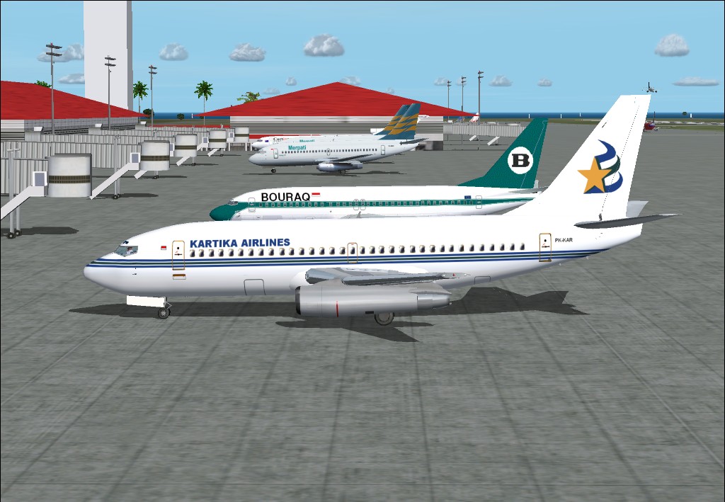 These Are A Collection Of Boeing 737-200 Of Indonesian Fleets