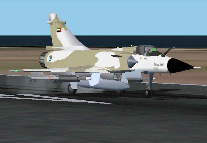 Fs2002 Uae Air Force Mirage 2000-5