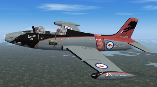 Fs2004 Aermacchi Mb326H 30Th Anniversary Raaf Textures Only