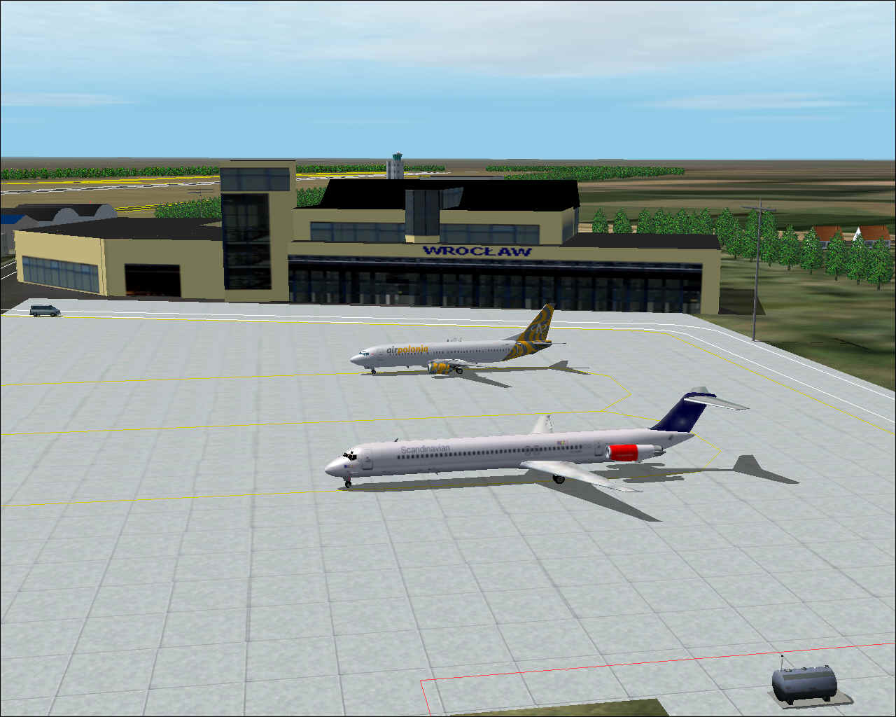Flight Simulator Airport Epwr (Strachowice) Medium, International Airport City Wroclaw In