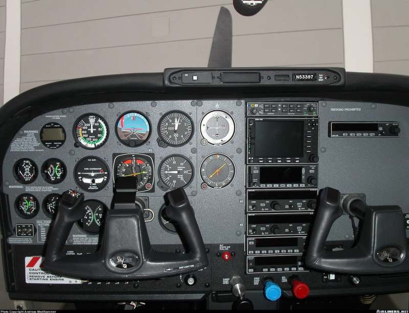 This Is A Panel For The Fs2004 Cessna 182S Skylane Made Over A Photoreal Bitmap And Featur