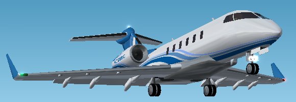 Fs2004 Bombardier Challenger 300