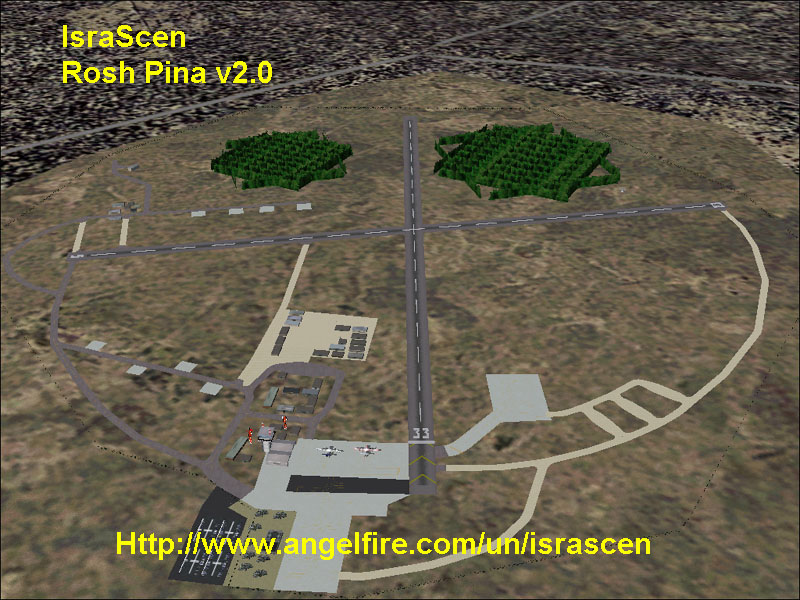 Rosh Pina Airport (Llib) Scenery Addonn V2.0 For Fs2004 This Version Is Made From A Aerial