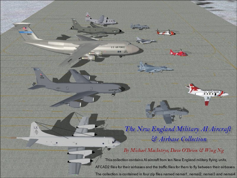 Fs2004 The New England Military Ai Airbase Collection Created By Dave Obrien Assisted By M — 1