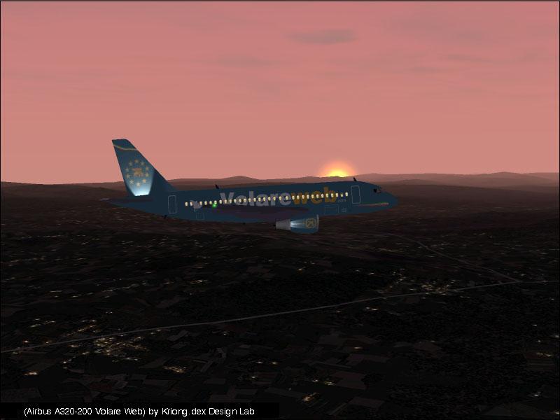 Airbus A320-200 Volare Web For Ms Flight Simulator 20002 Ricolorato Da Kriong.dex Con I Co
