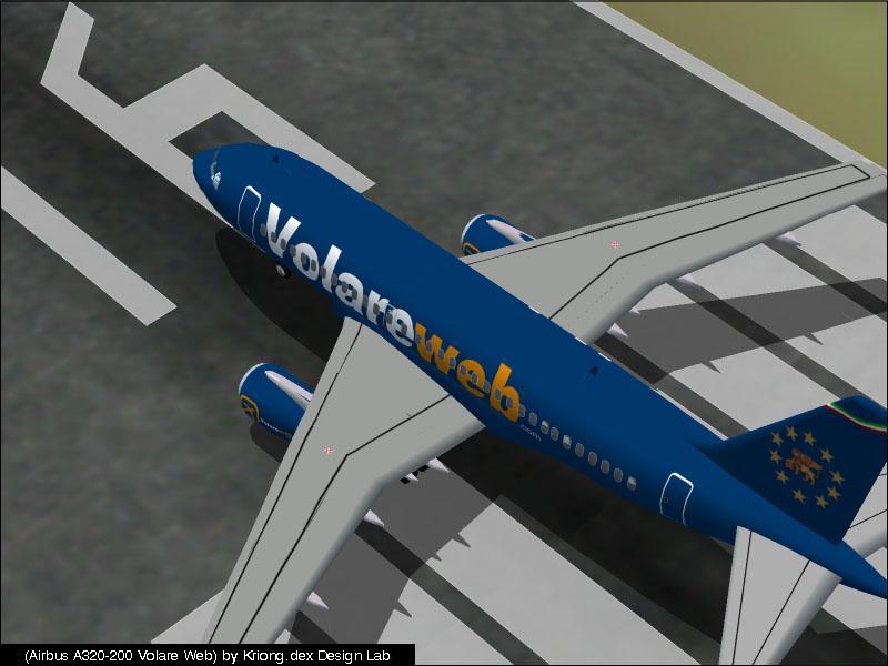Airbus A320-200 Volare Web For Ms Flight Simulator 20002 Ricolorato Da Kriong.dex Con I Co
