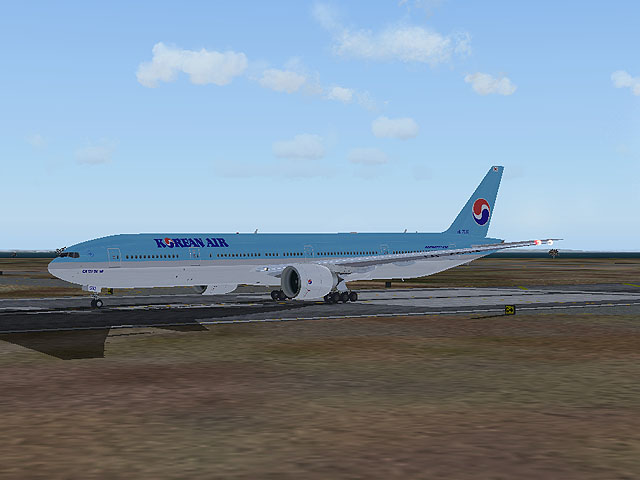 Meljet Boeing 777-300 (Fs2002, Fs2004) Korean Airlines Original Aircraft By Meljet Texture