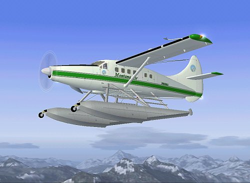Montana Air Dhc3 Turbine Otter This Is A Repaint, And Slight Reconfiguration Of The Excell