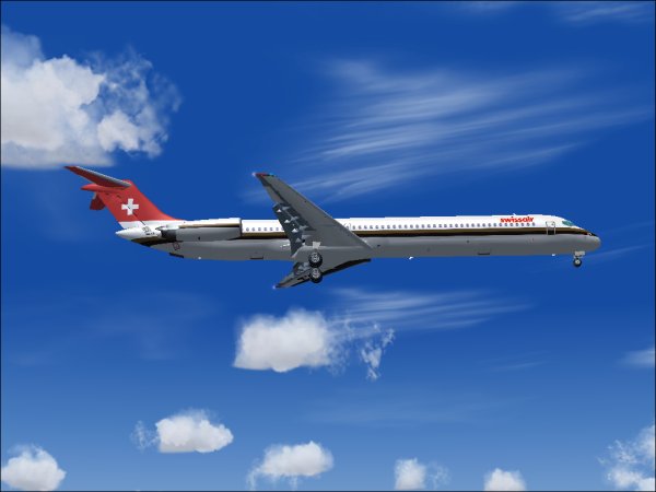 Swissair O/C Hb-Ind Md-83 (Cone) Textures Model: Sga And Erick Cantu This Is A Textures Re