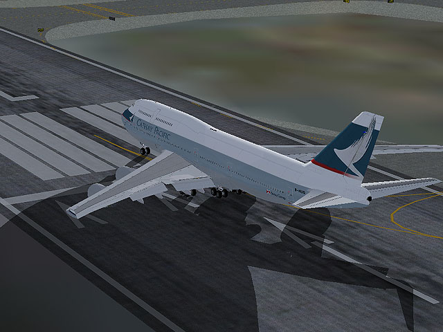 Project Opensky Boeing 747-400 (Fs2002, Fs2004) Cathay Pacific Airways Original Aircraft B
