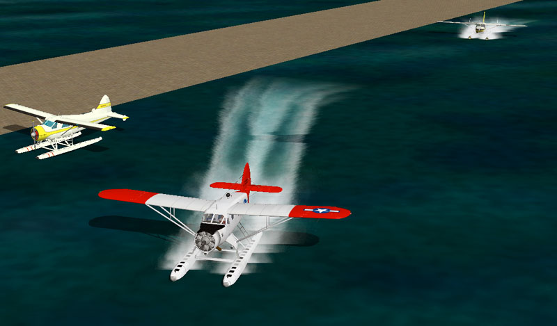 Fs2004 Starter Kit For Ai Floatplanes Ai Traffic Of Three Floatplanes In The San Francisco