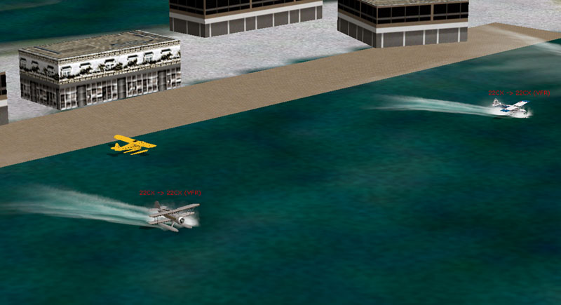 Fs2004 Starter Kit For Ai Floatplanes Ai Traffic Of Three Floatplanes In The San Francisco
