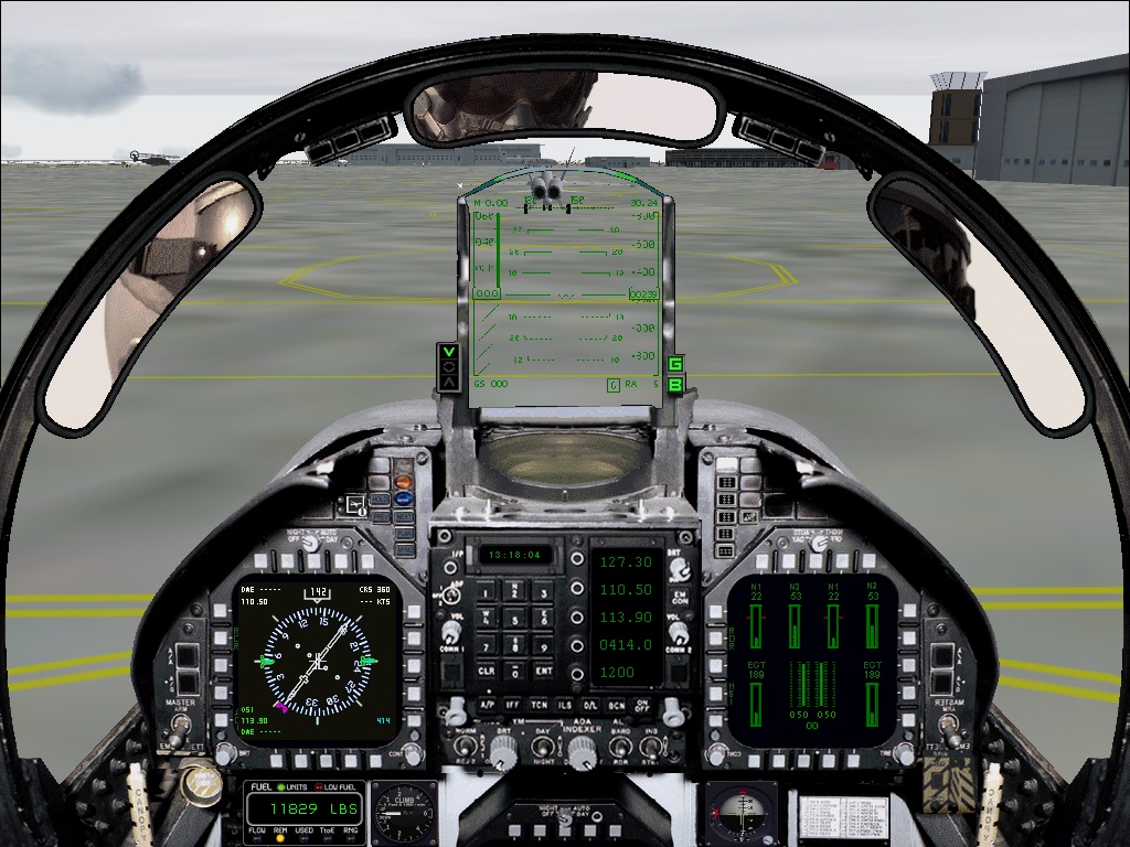 Fs2002/Fs2004 F/A-18C/D Hornet Panel V3