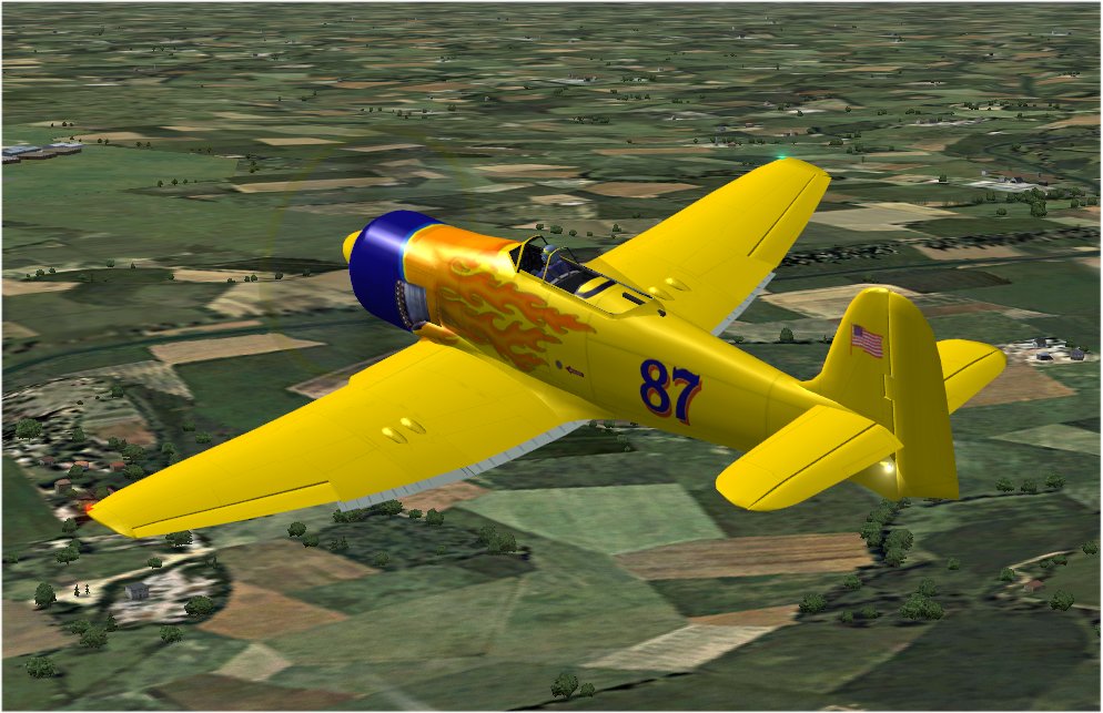 Fs2004 Hawker Sea Fury Reno Racer Miss Merced — 1
