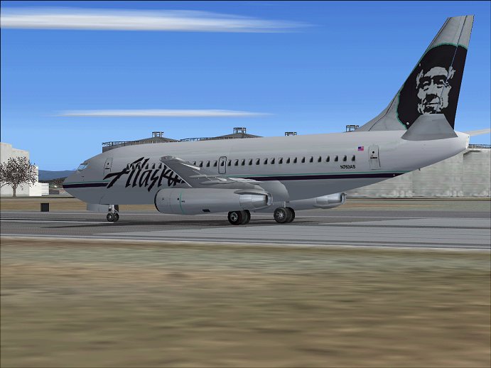 Fs2004 Alaska Airlines 737-200 This Yeodesigns V1 Works Perfectly In Fs2004 This Model Fea